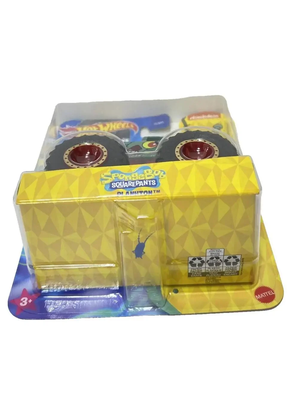 Sponge Squarepants Plankton Hot Wheels Monster Truck Bikini Bottom Nickelodeon